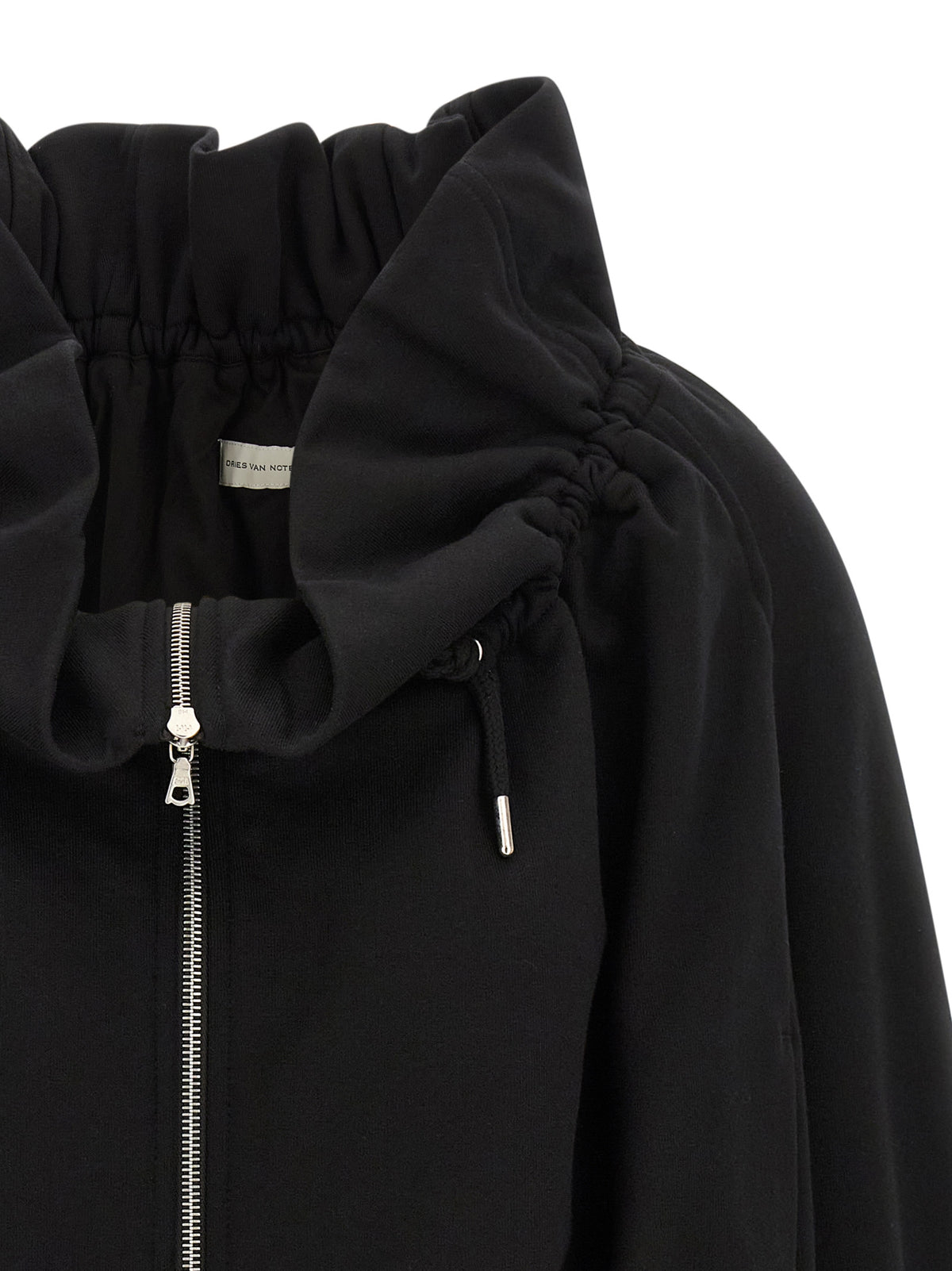 Dries Van Noten Black Cotton Sweatshirt