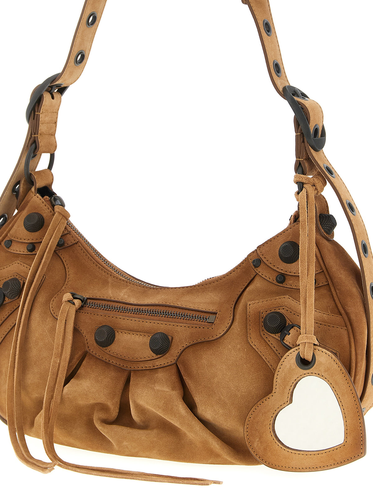 Balenciaga Brown Calfskin Shoulder Bag