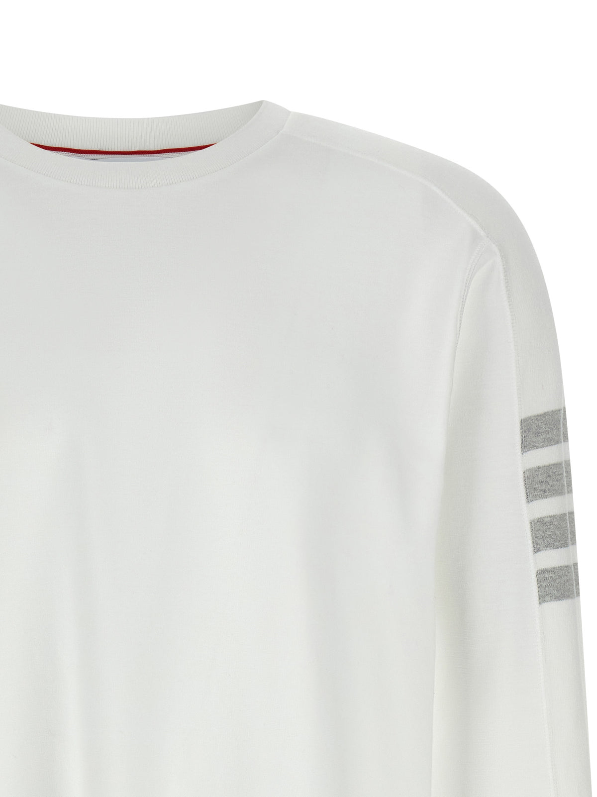 Thom Browne White Cotton T-Shirt