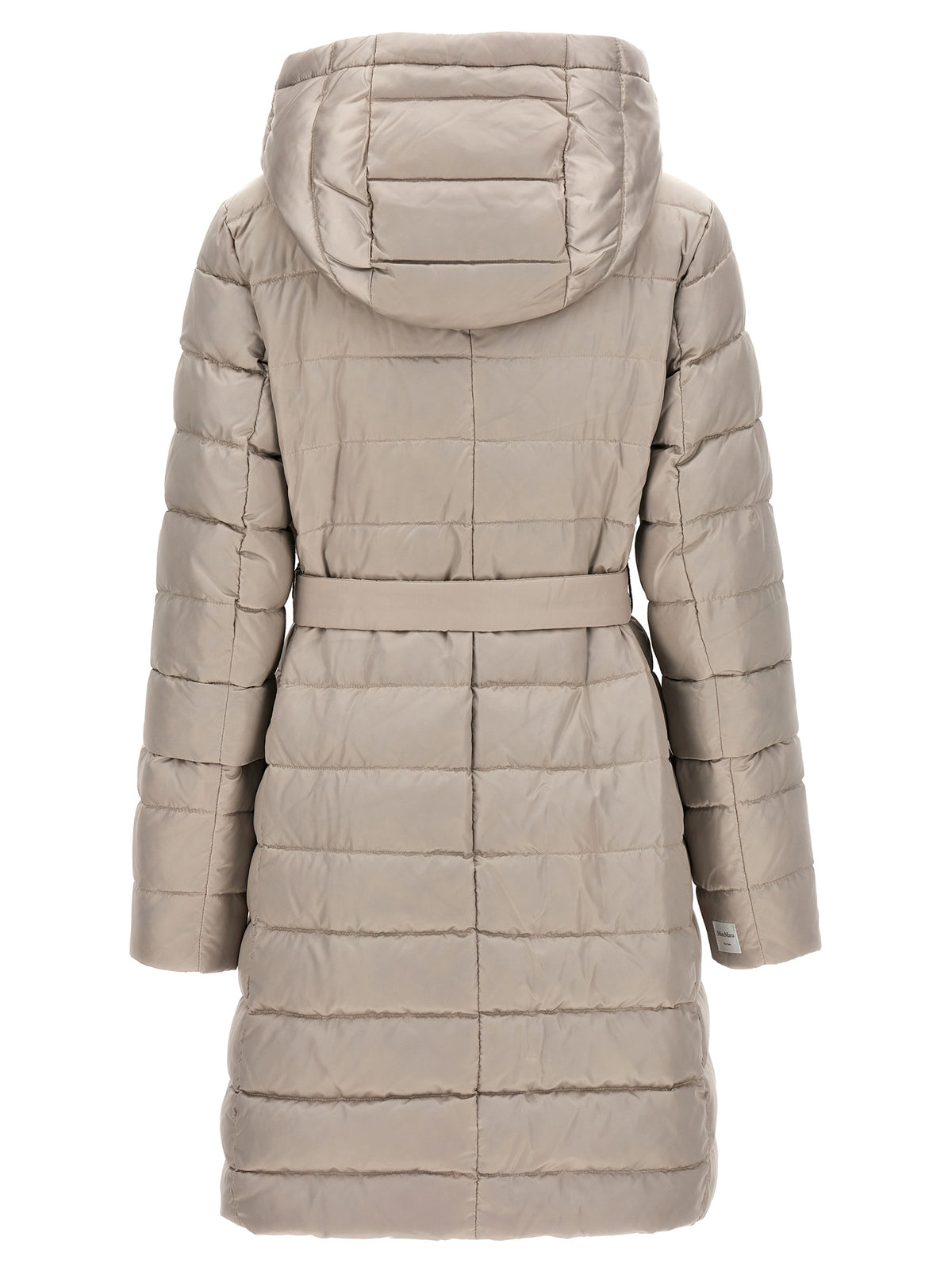 Max Mara White Polyamide Full-Length Jacket