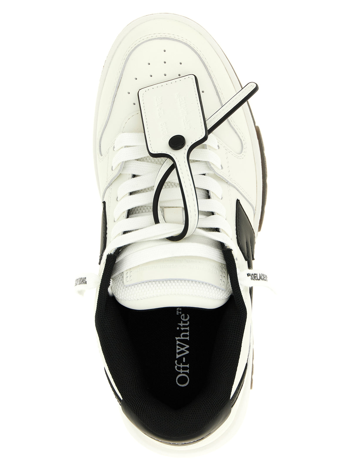 Off-White Bicolor Calfskin Low Top Sneakers