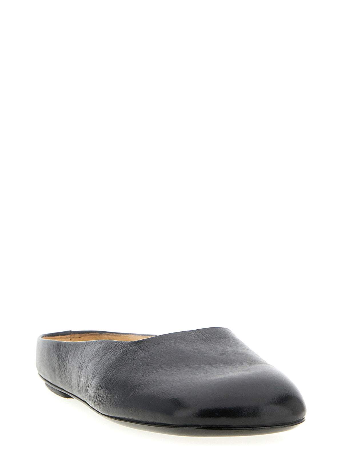 Marsell Black Calfskin Mules