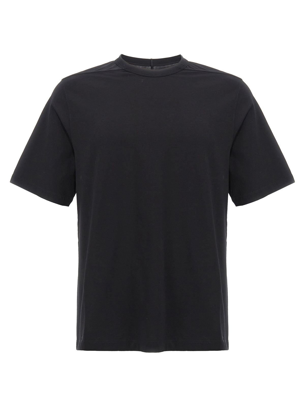 Rick Owens Black Cotton T-Shirt
