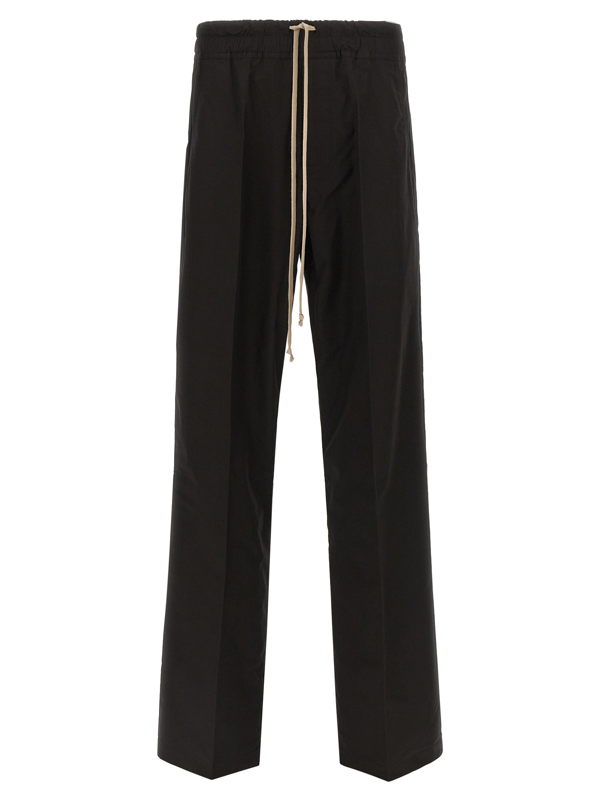 Rick Owens Black Cotton Casual Pants