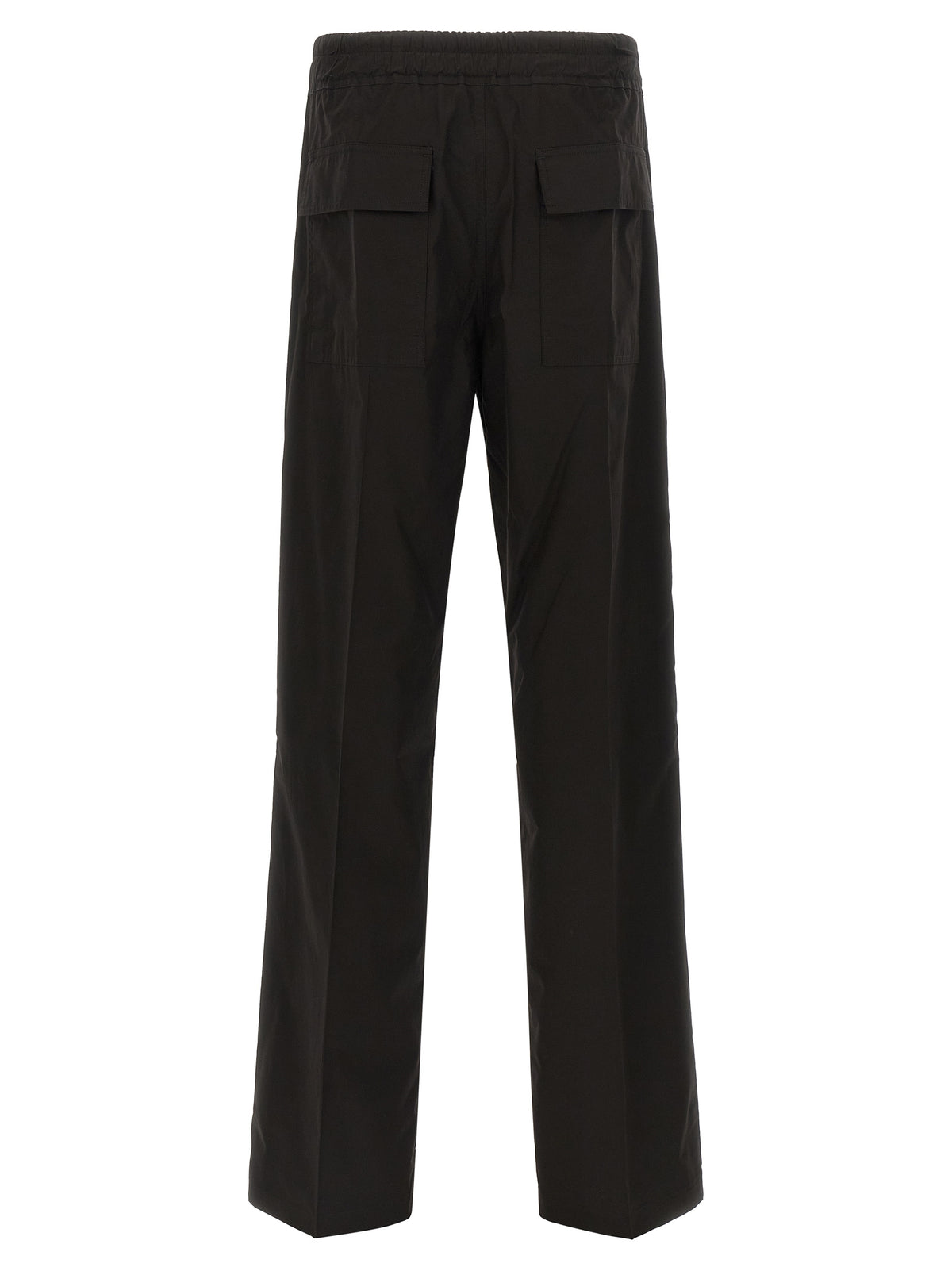 Rick Owens Black Cotton Casual Pants
