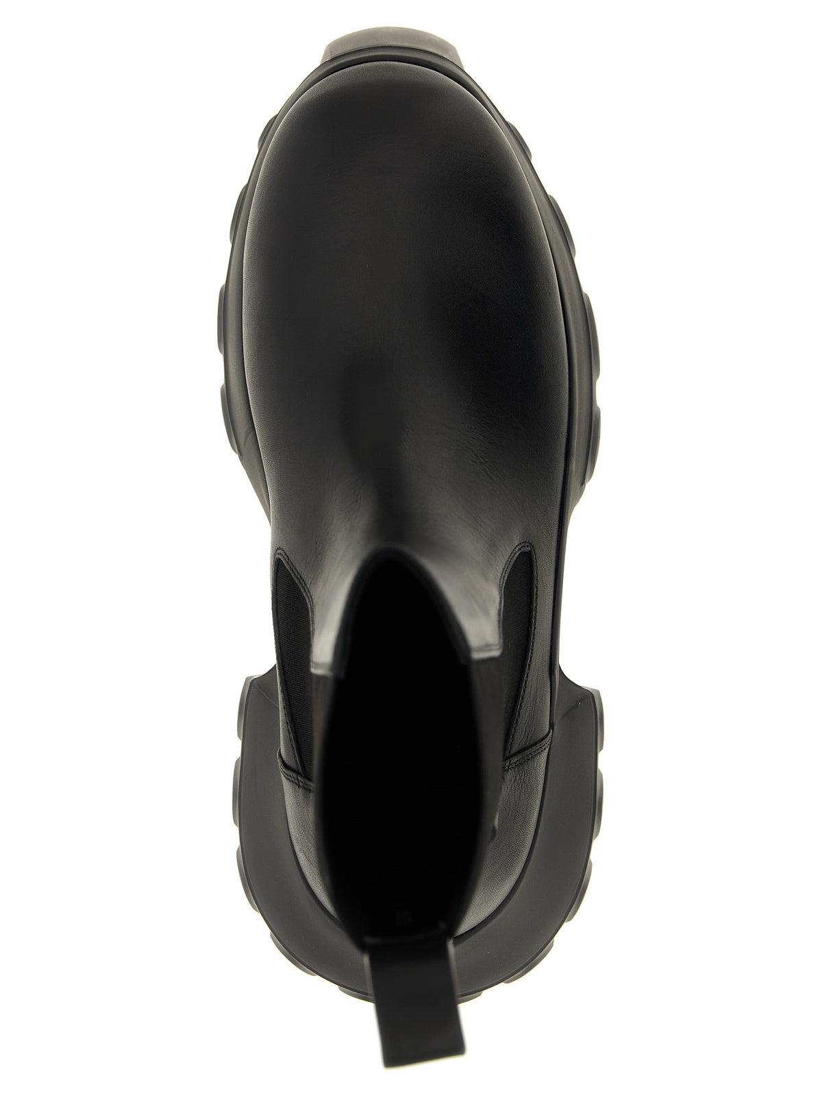 Rick Owens Black Calfskin Ankle Boots