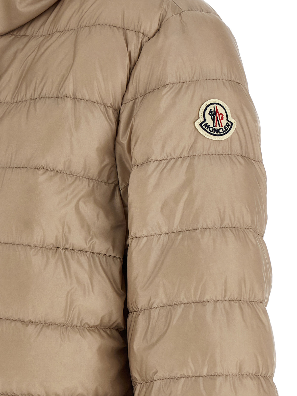 Moncler Beige Polyamide Full-Length Jacket
