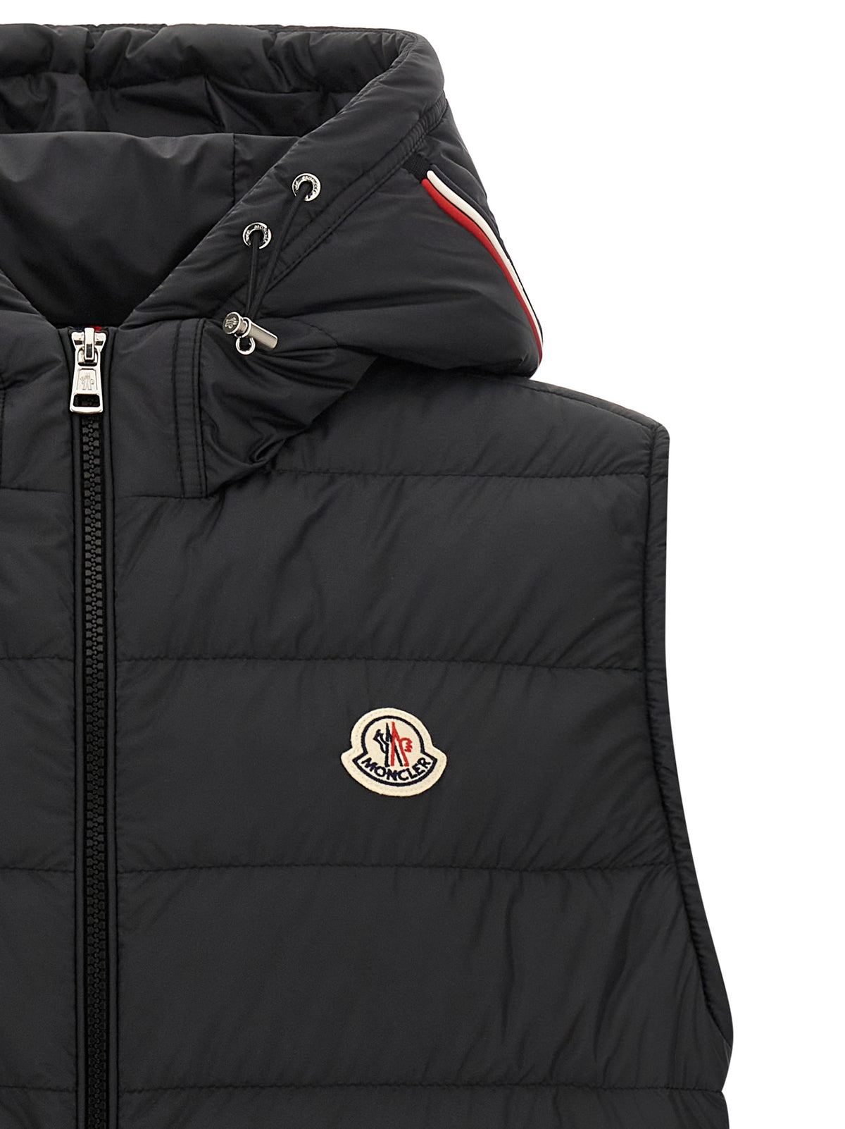 Moncler Black Polyester Sleeveless Jacket
