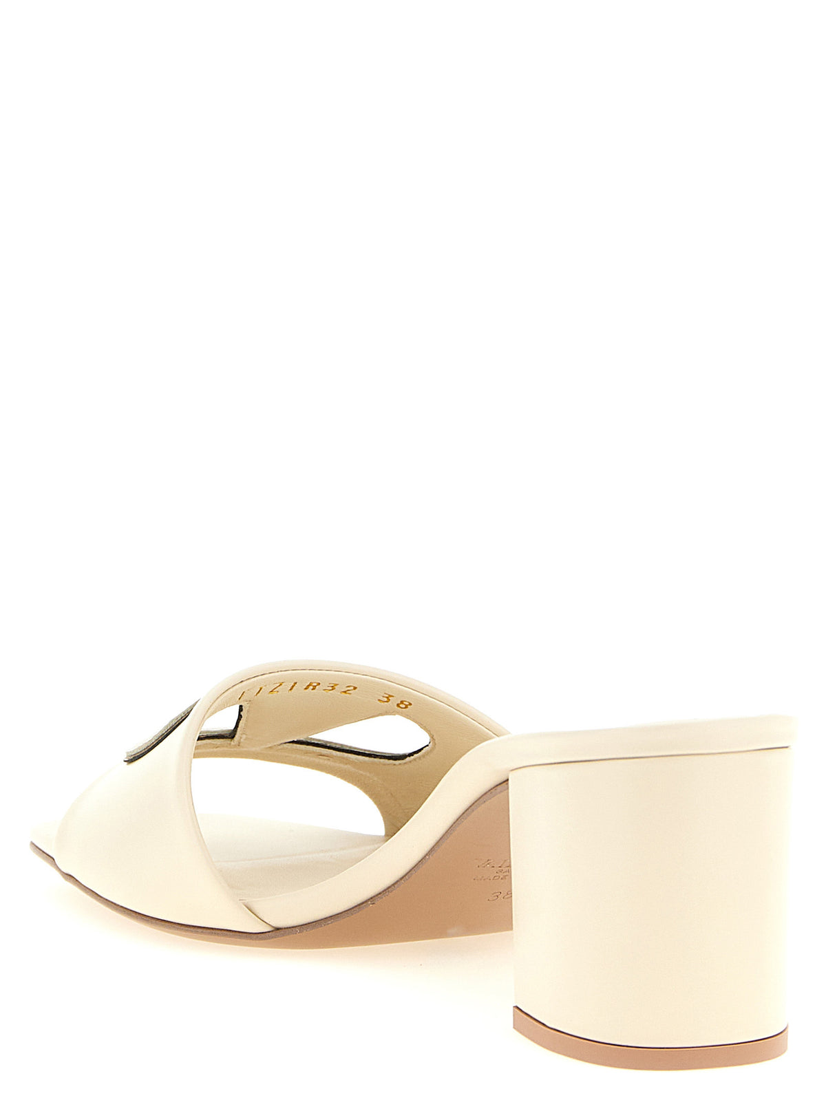 Valentino Garavani White Calfskin Mid Heel Pumps