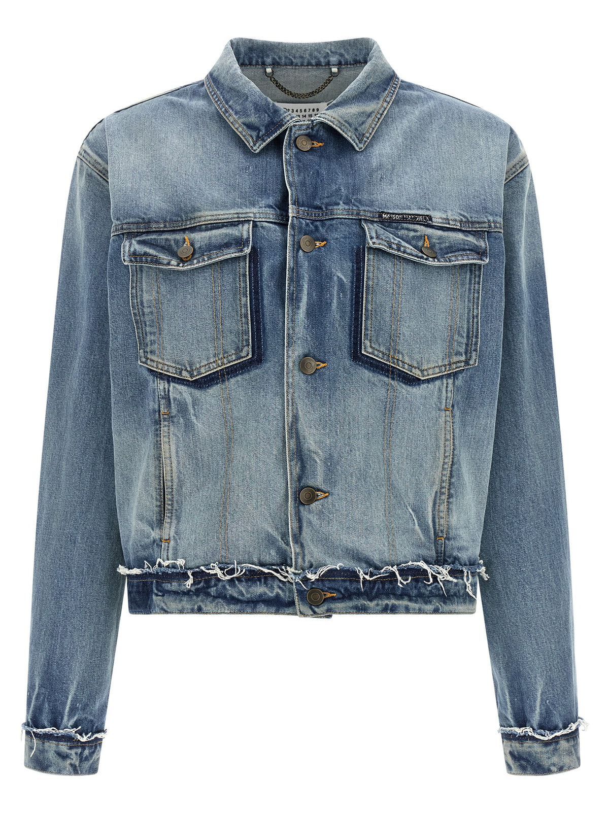 Maison Margiela Blue Cotton Denim Jacket
