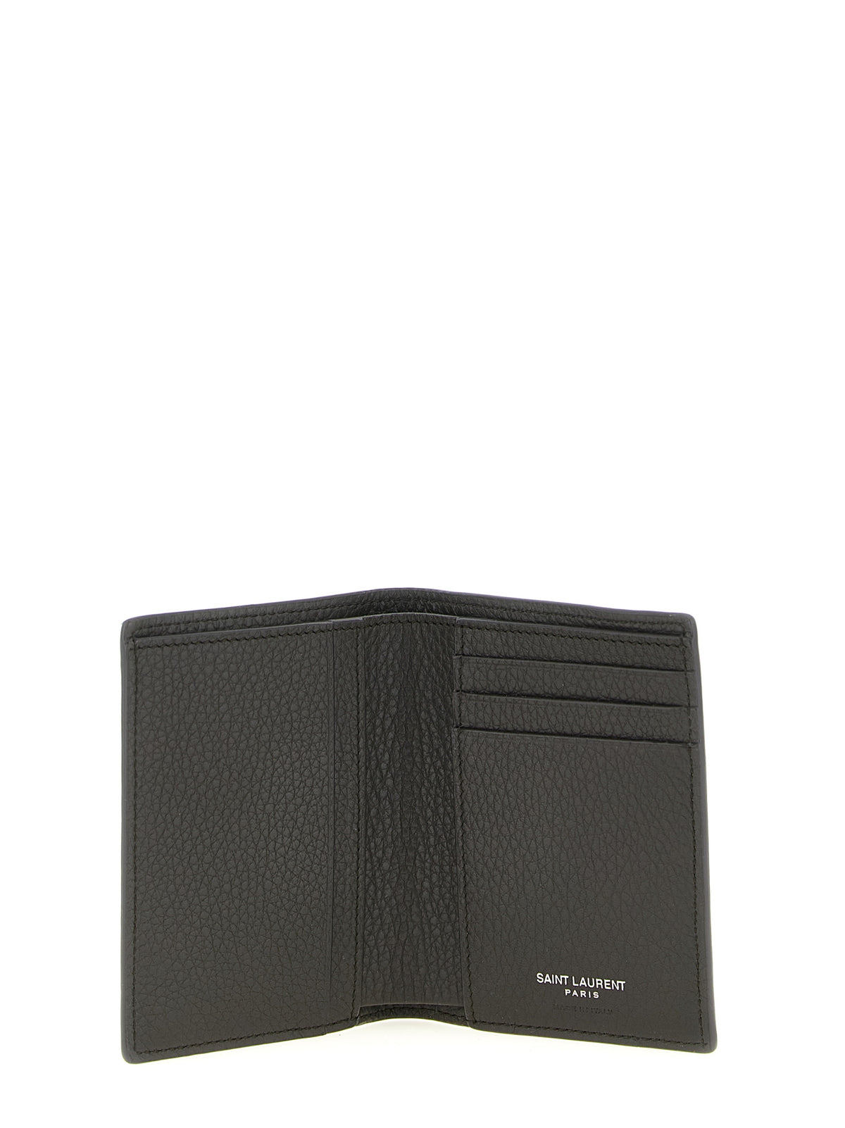 Saint Laurent Brown Calfskin Leather Wallet