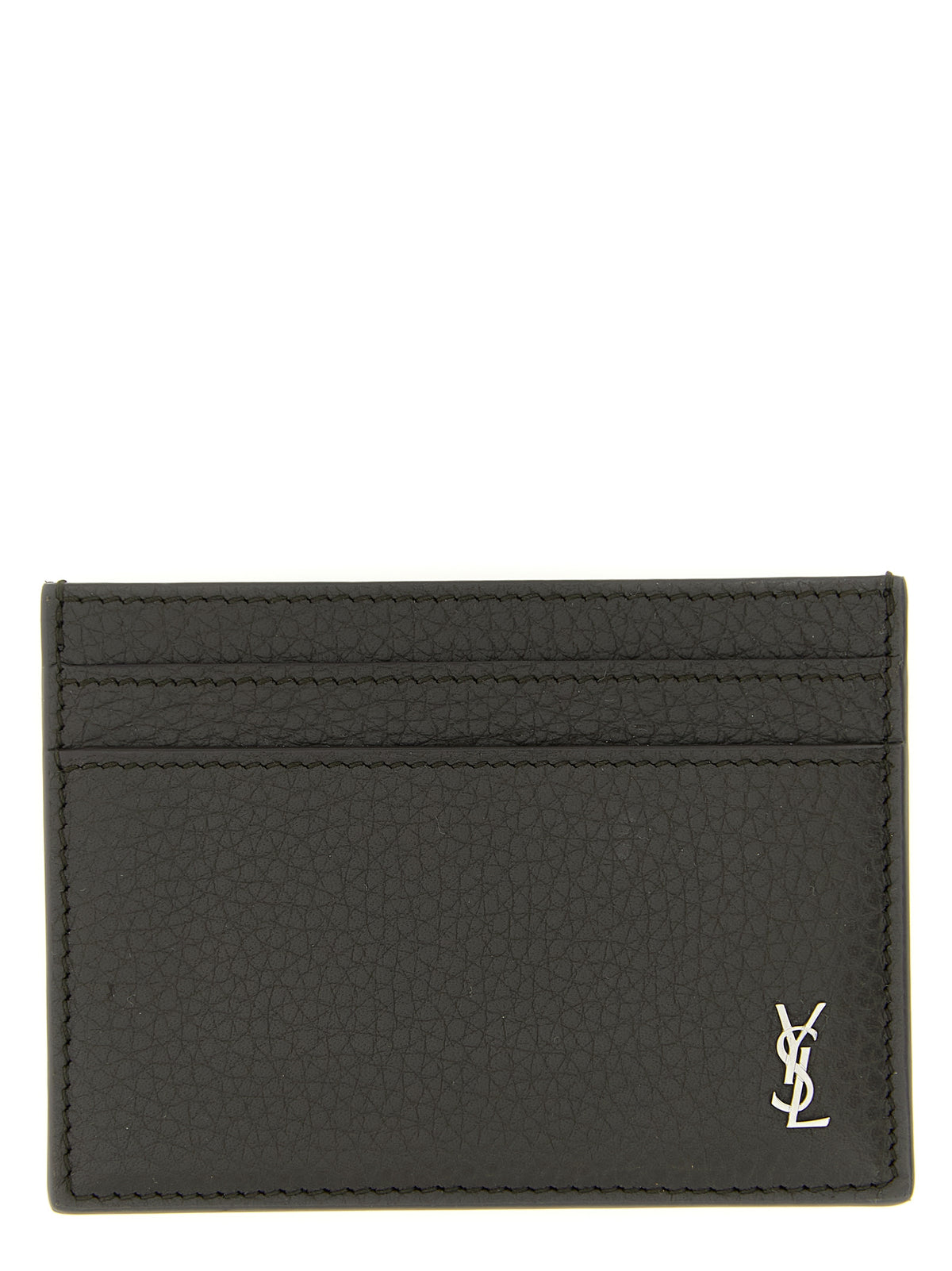 Saint Laurent Brown Calfskin Cardholder