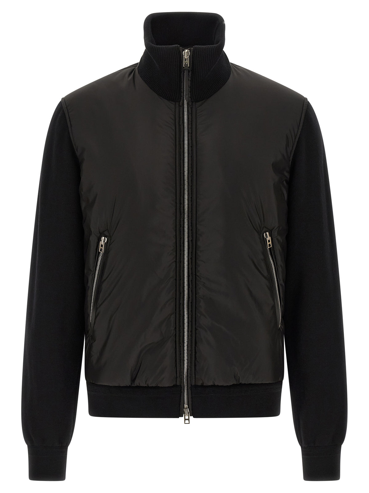 Tom Ford Black Wool Bomber