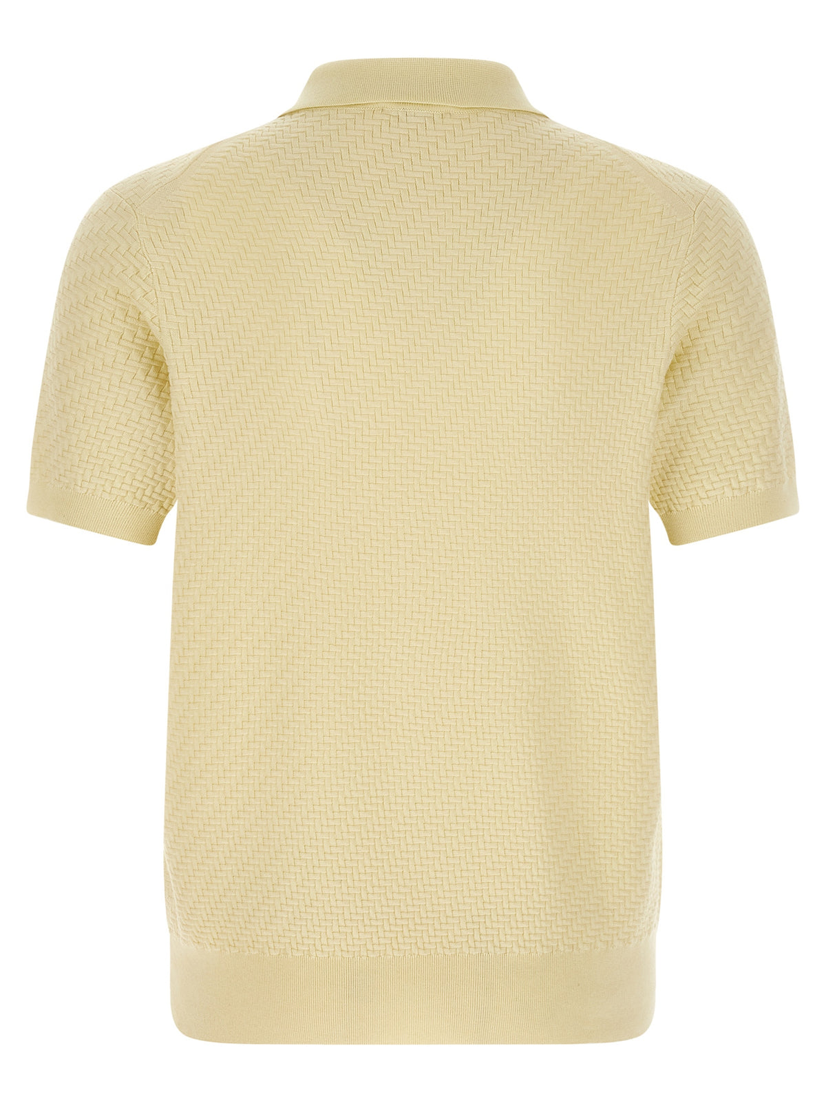Brioni Bicolor Cotton Polo Shirt