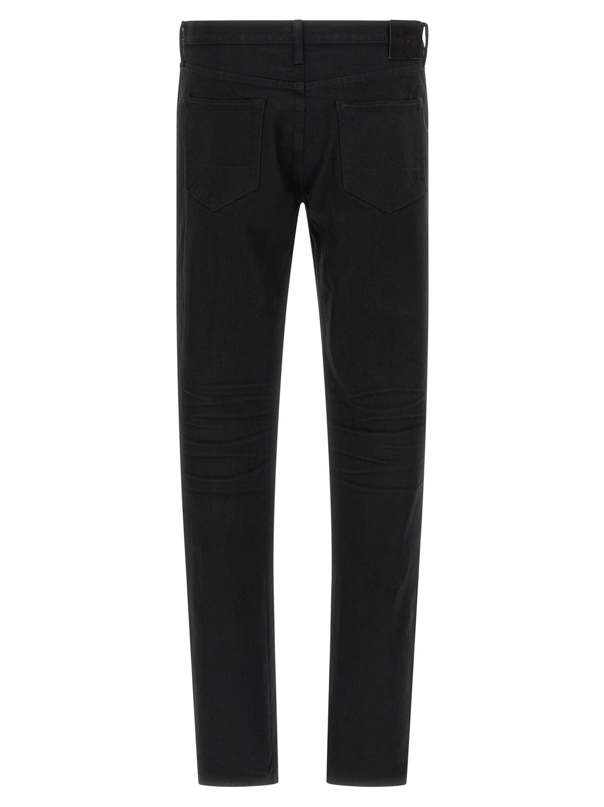 Tom Ford Black Cotton Straight-Leg Jeans