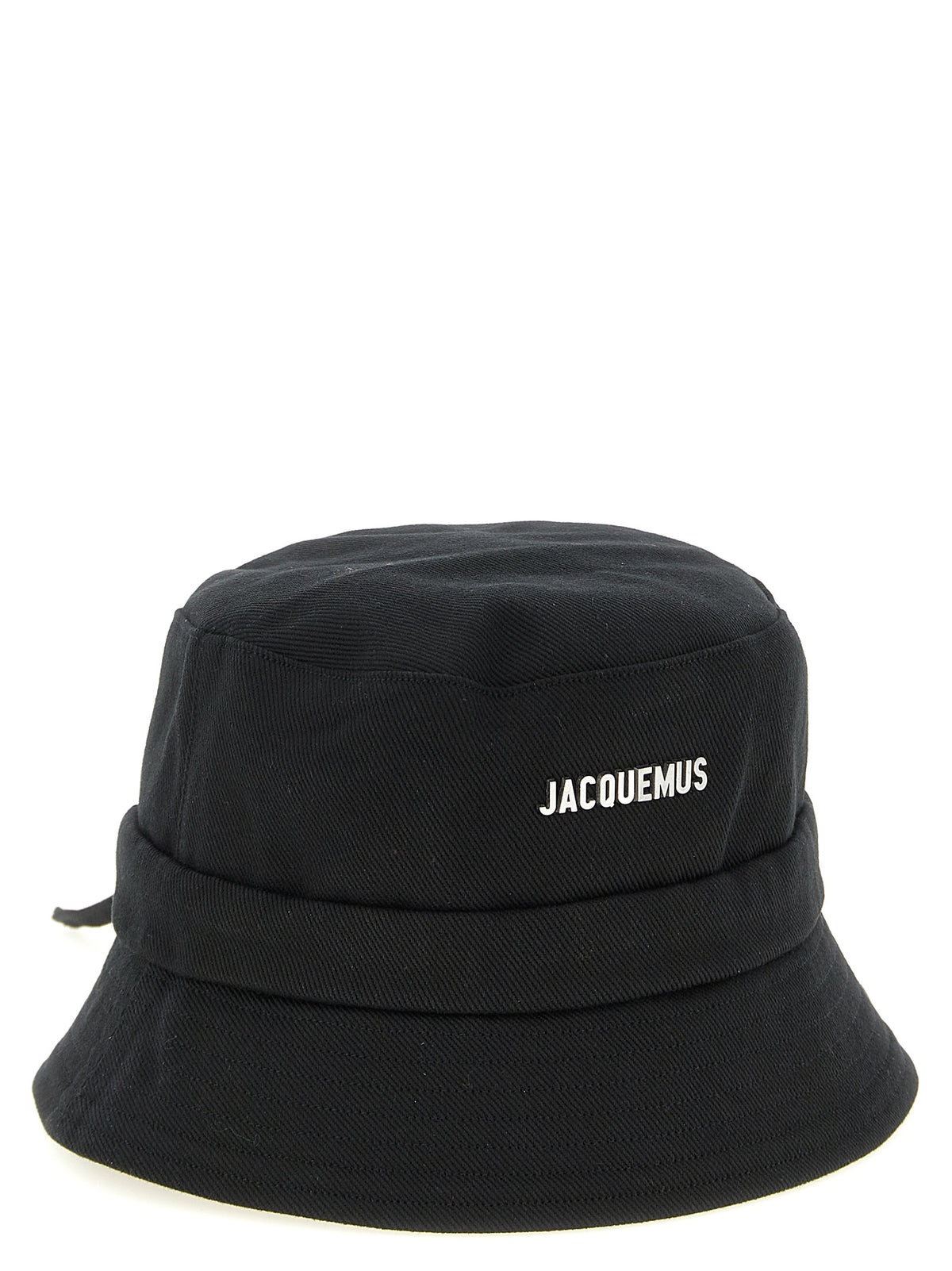 Jacquemus Black Cotton Bucket Hat