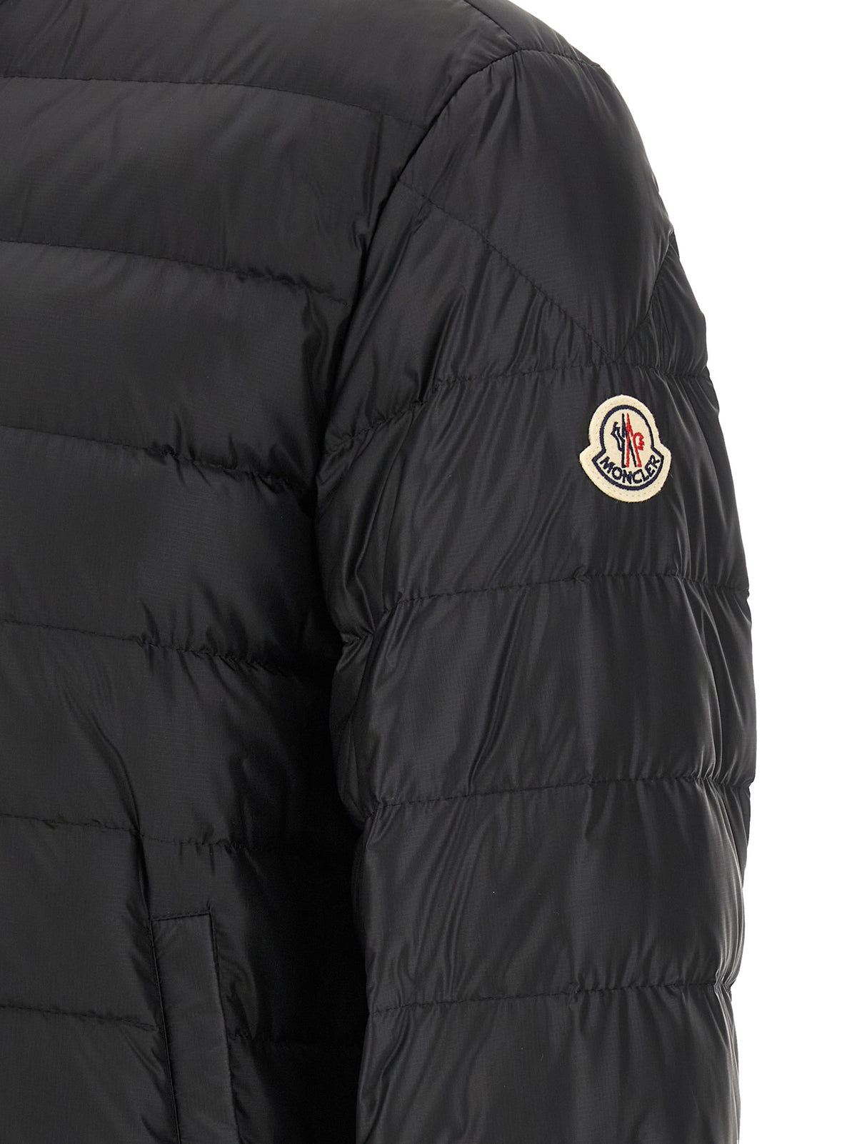 Moncler Black Polyamide Full-Length Jacket