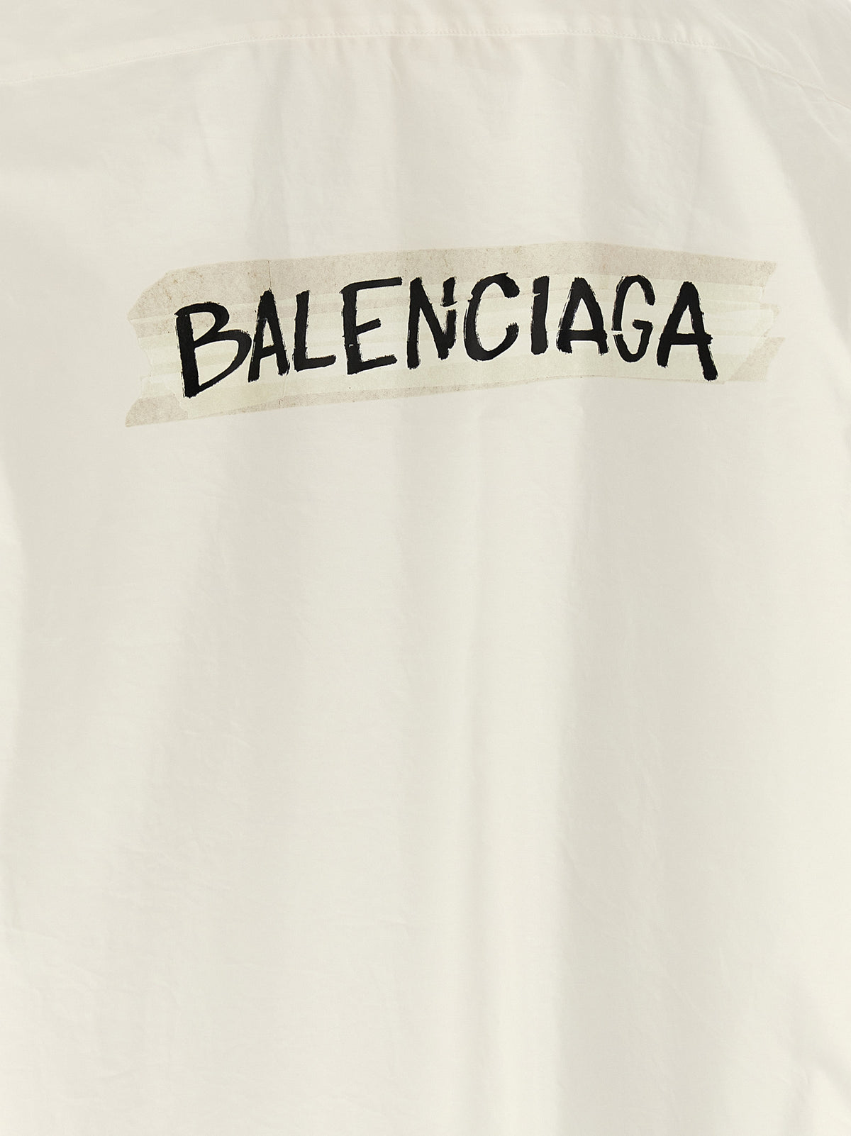 Balenciaga White Cotton Blouse