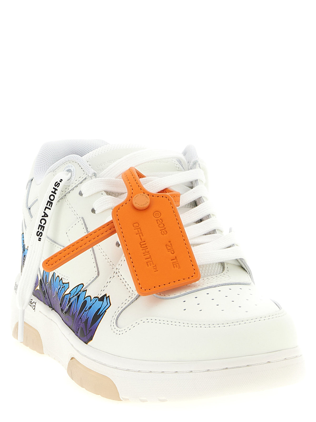 Off-White White Calfskin Athletic Sneakers