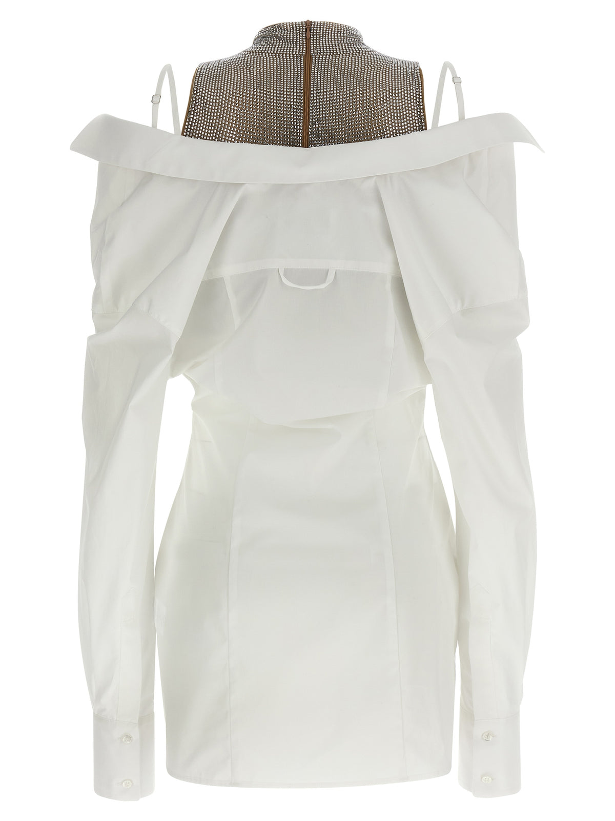Giuseppe Di Morabito White Cotton Short Dress