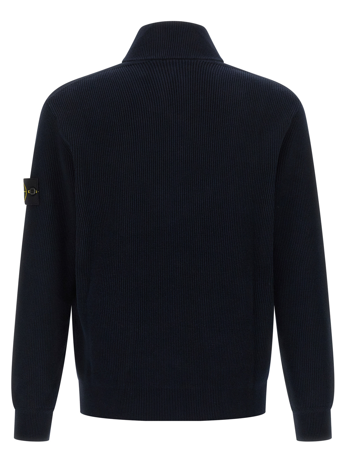 Stone Island Blue Cotton Cardigan