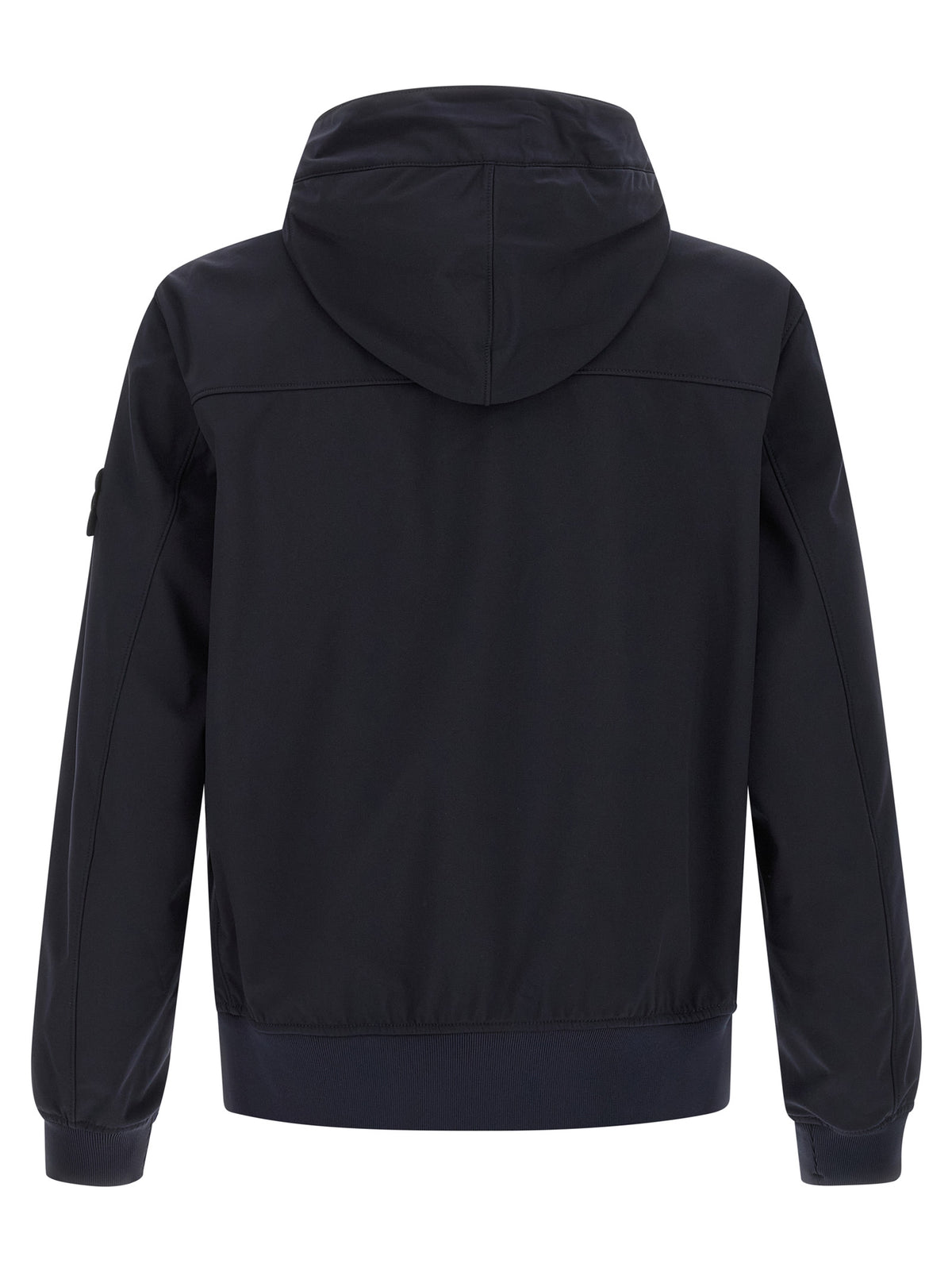 Stone Island Blue Polyester Shell Jacket
