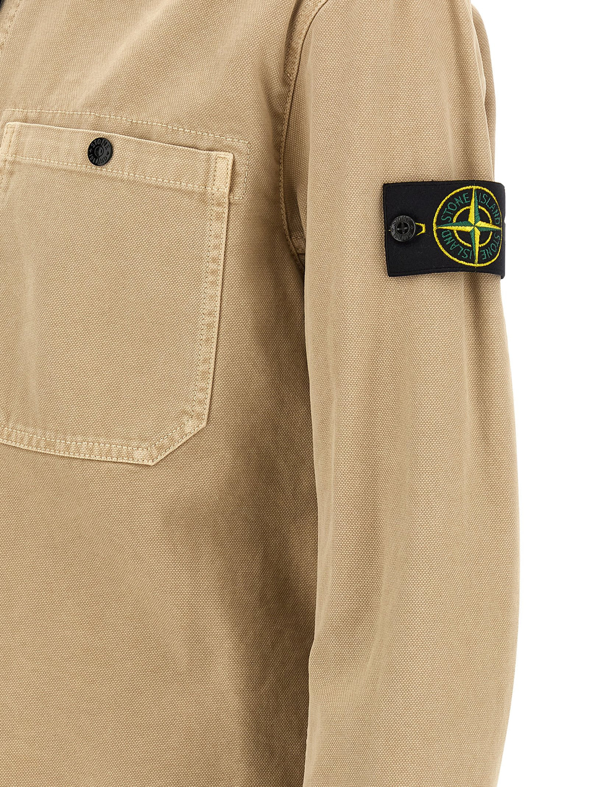 Stone Island Beige Cotton Blouse
