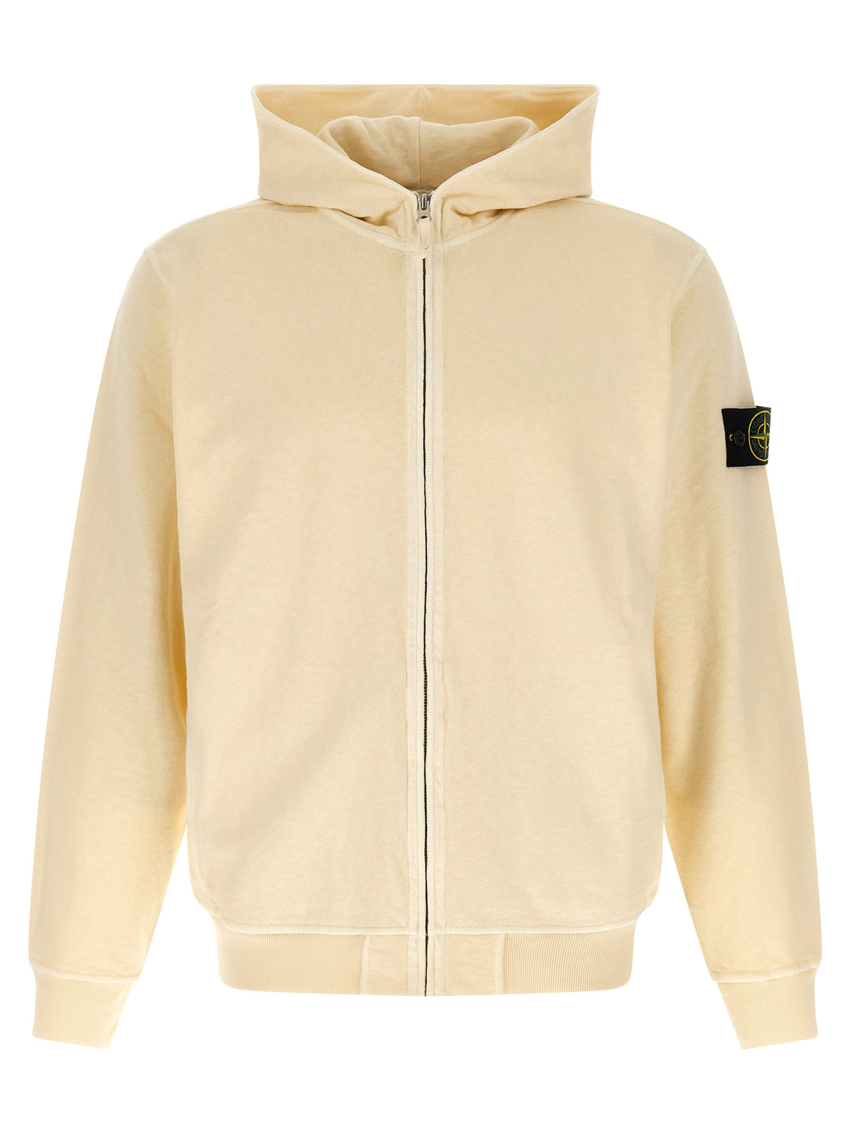 Stone Island Beige Cotton Sweatshirt