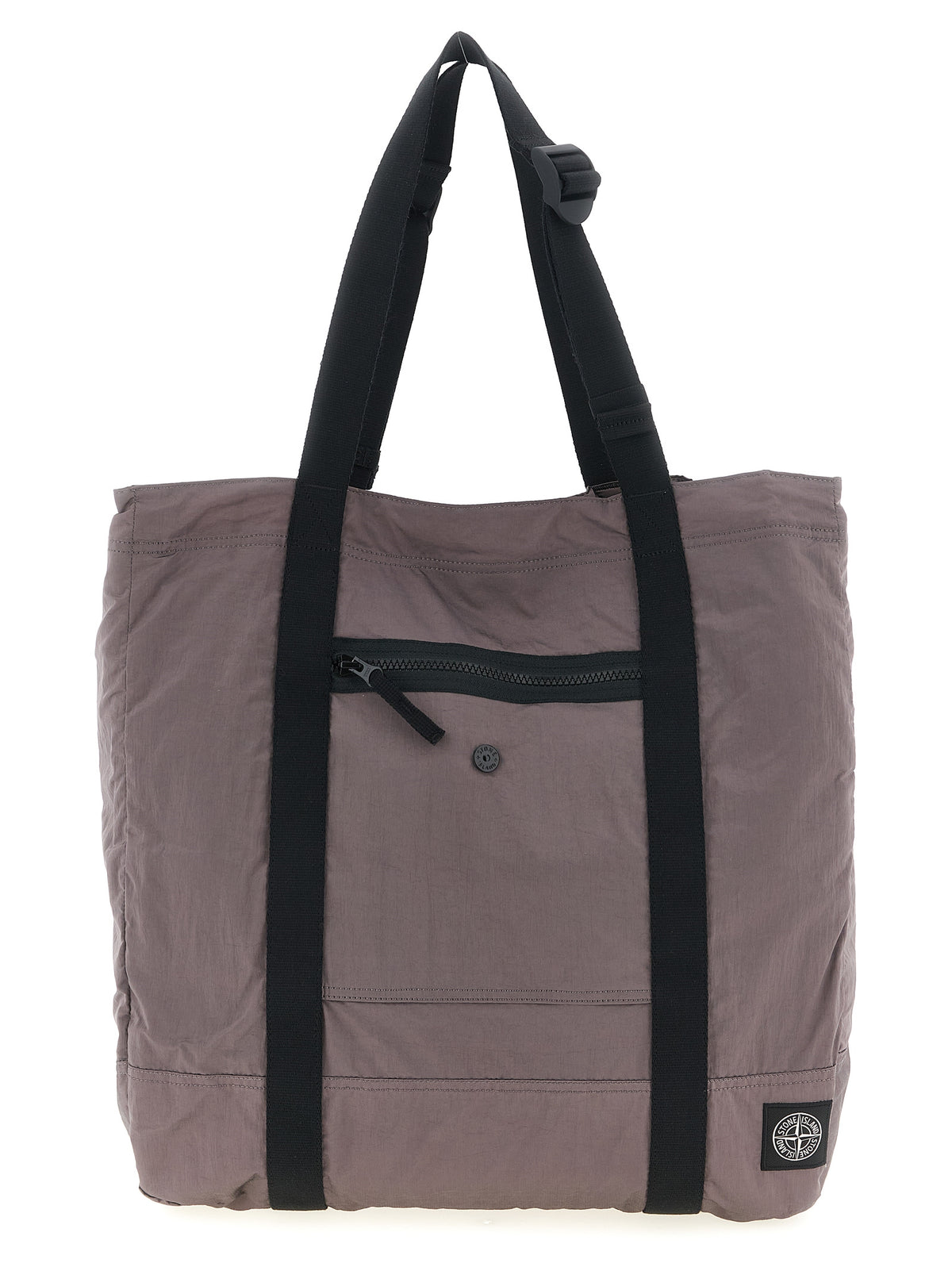 Stone Island Purple Polyamide Tote Bag