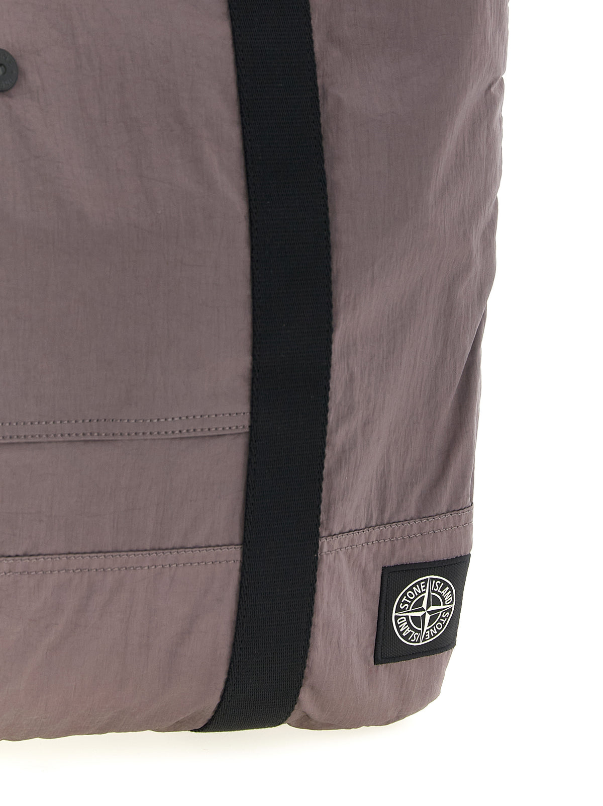 Stone Island Purple Polyamide Tote Bag