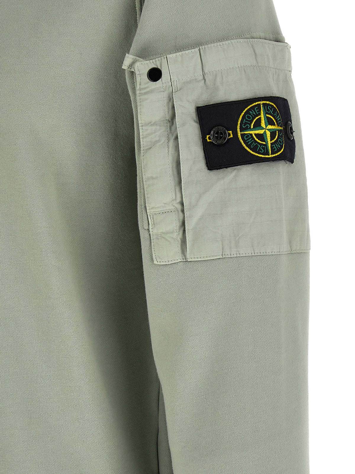 Stone Island Bicolor Cotton Sweatshirt