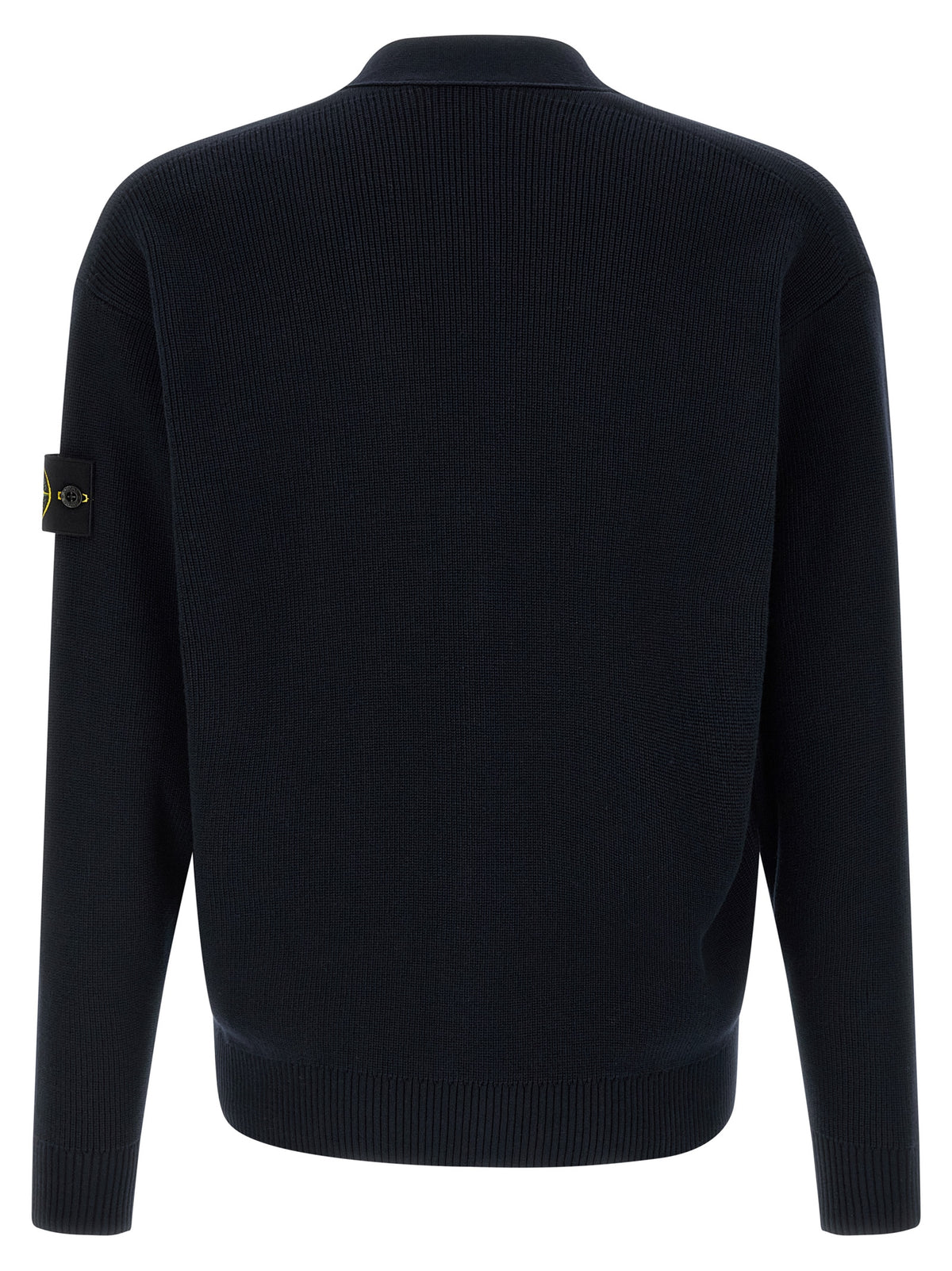 Stone Island Blue Cotton Cardigan