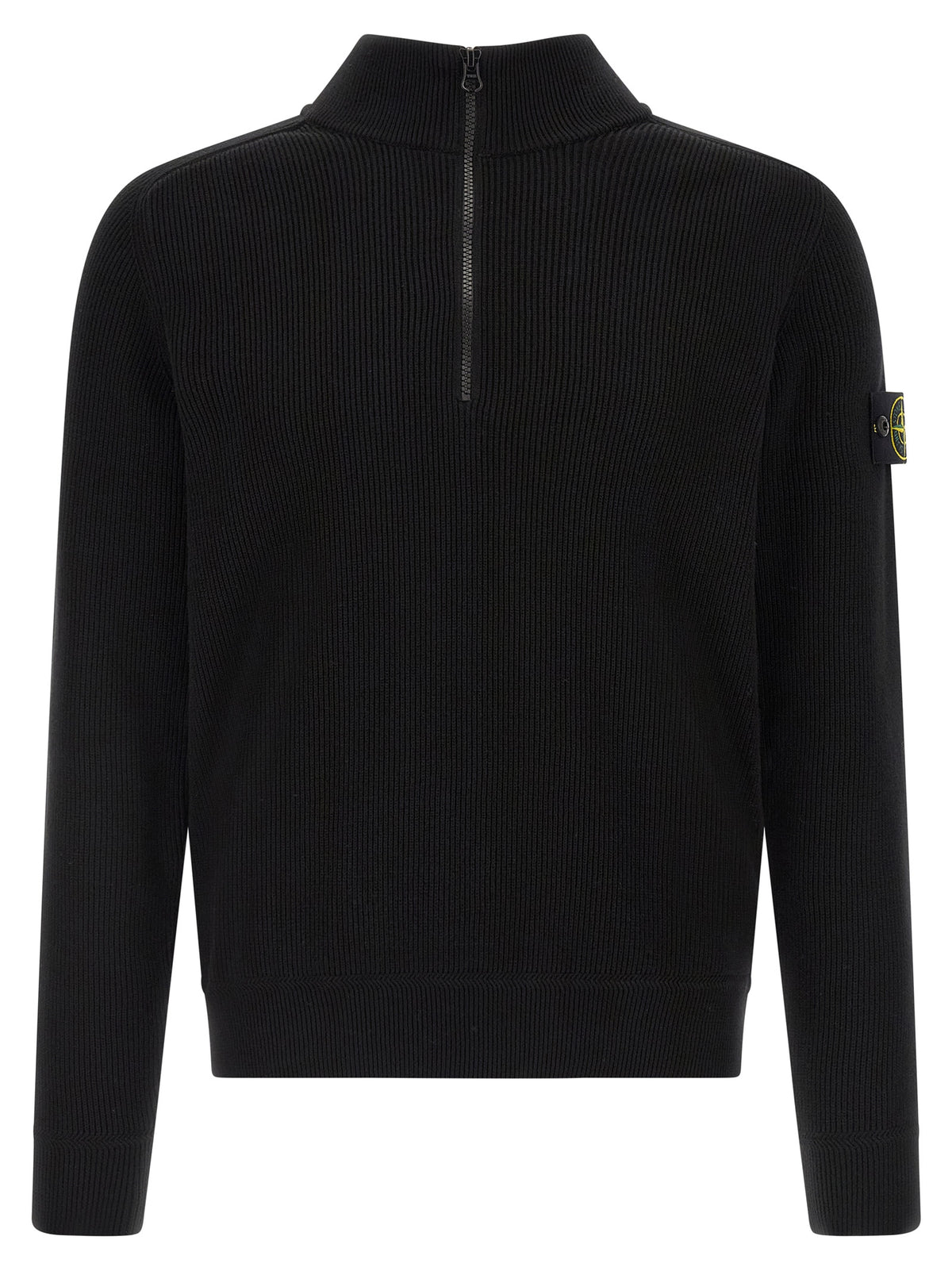 Stone Island Black Cotton Cardigan