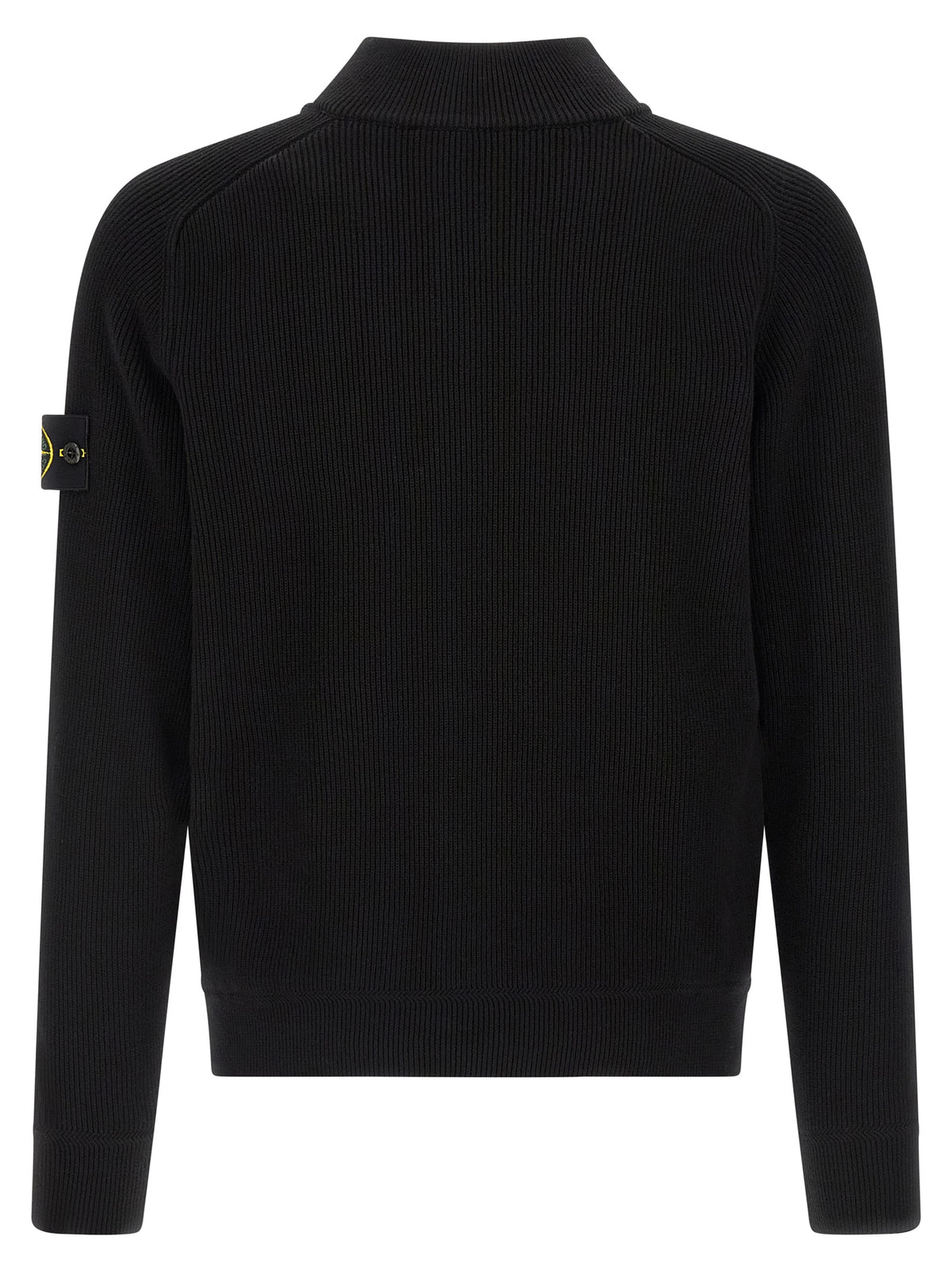 Stone Island Black Cotton Cardigan