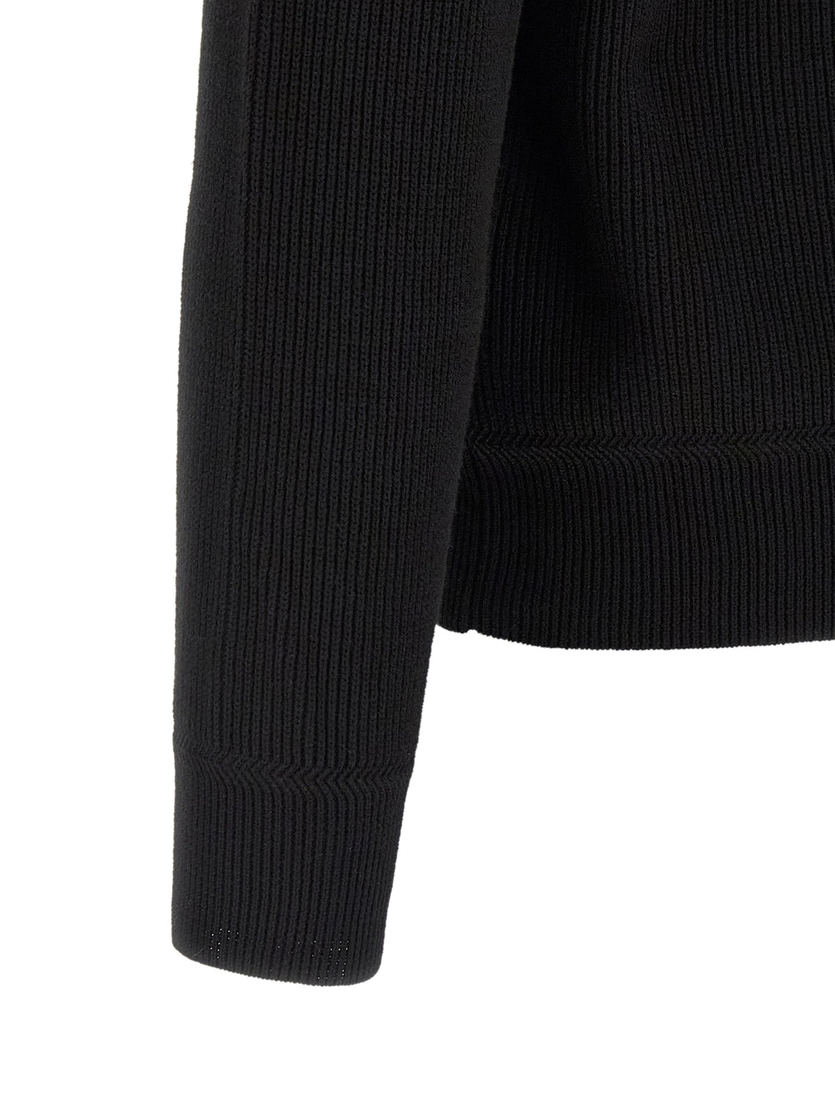 Stone Island Black Cotton Cardigan