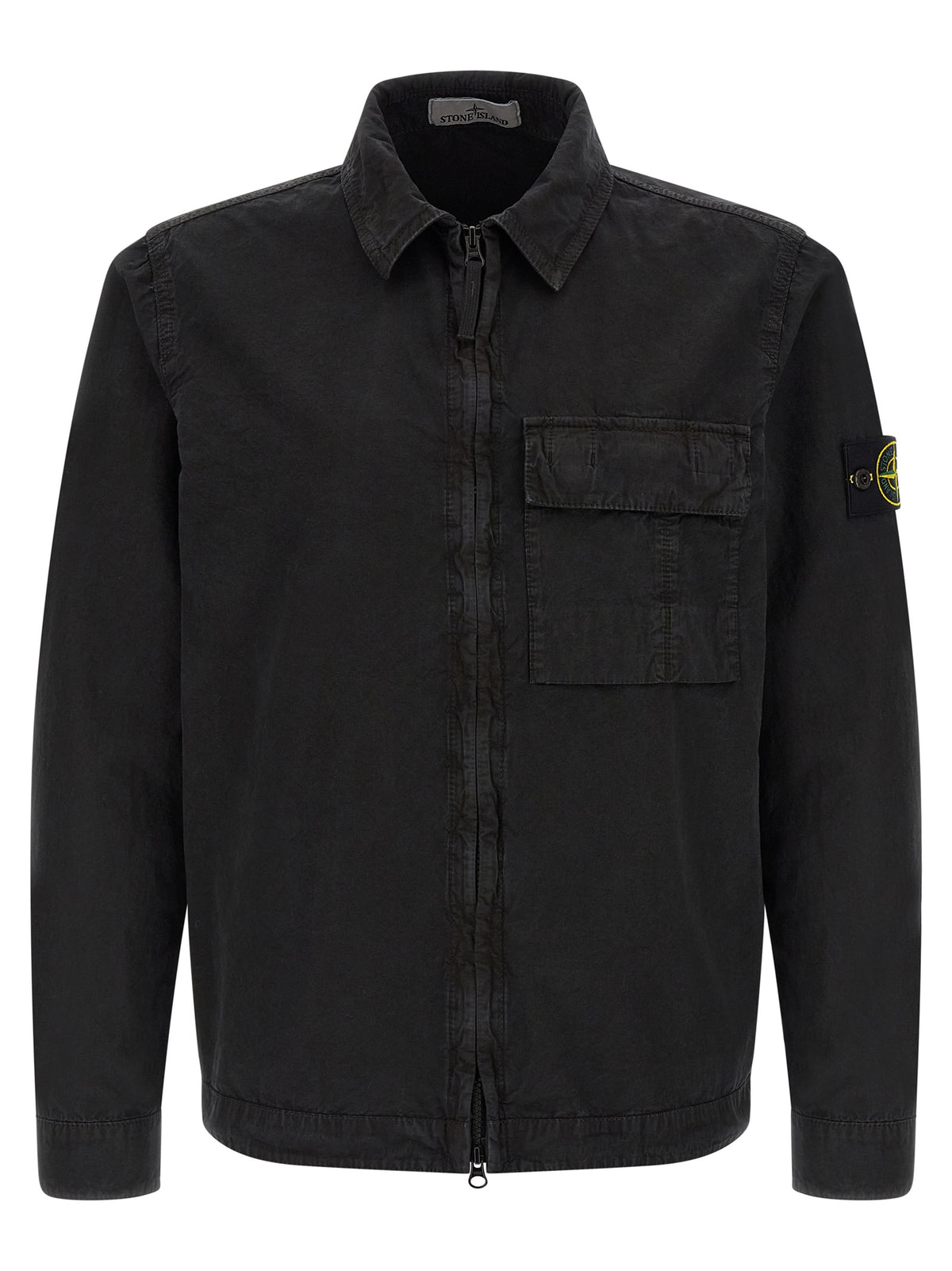 Stone Island Black Cotton Blouse