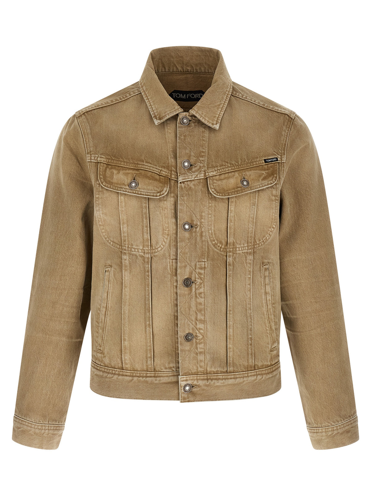 Tom Ford Beige Cotton Denim Jacket