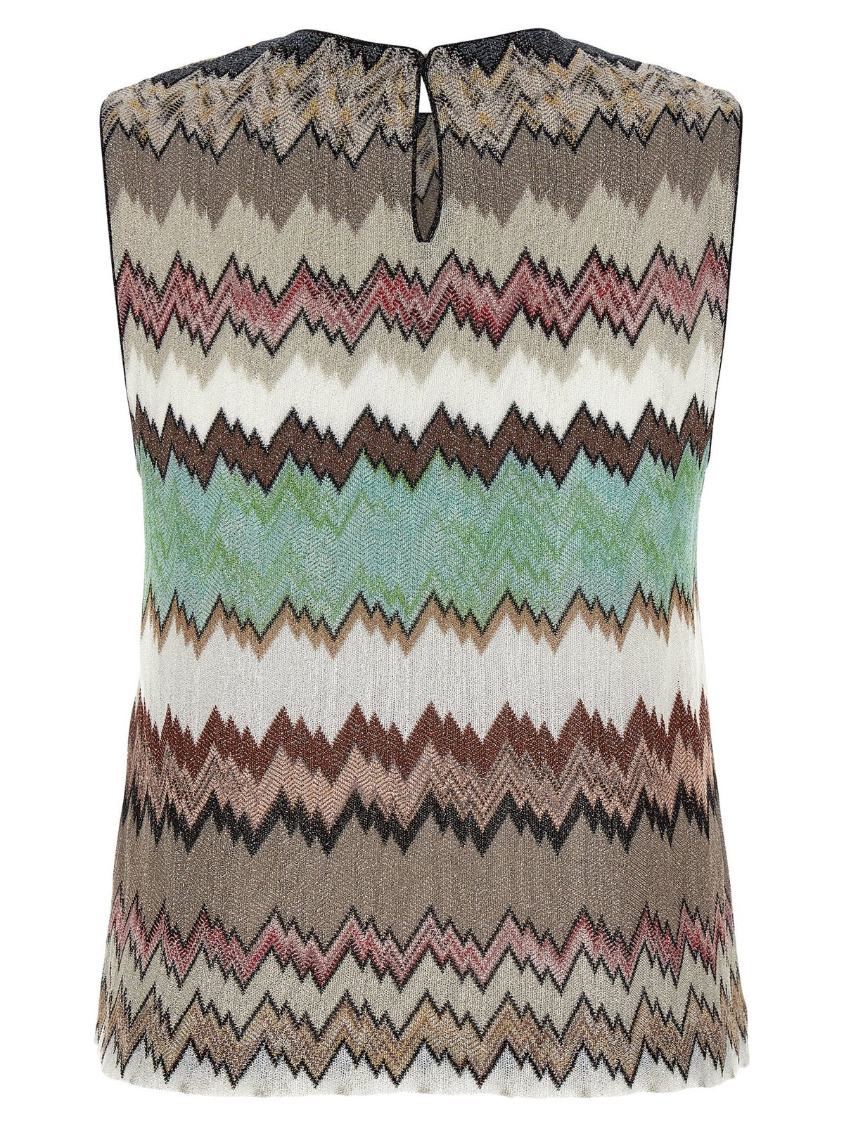 Missoni Multicolor Viscose Sleeveles T-Shirt
