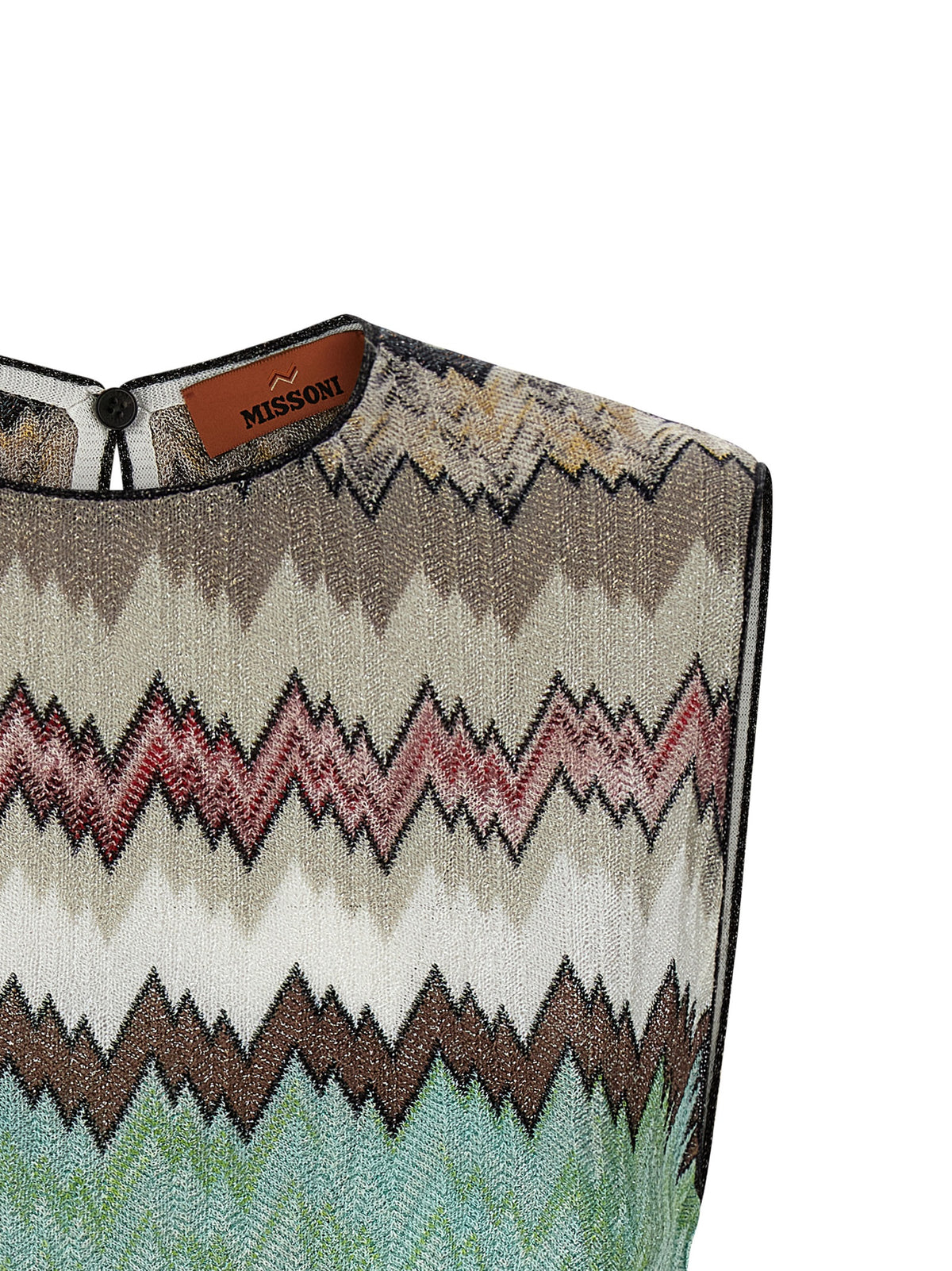 Missoni Multicolor Viscose Sleeveles T-Shirt