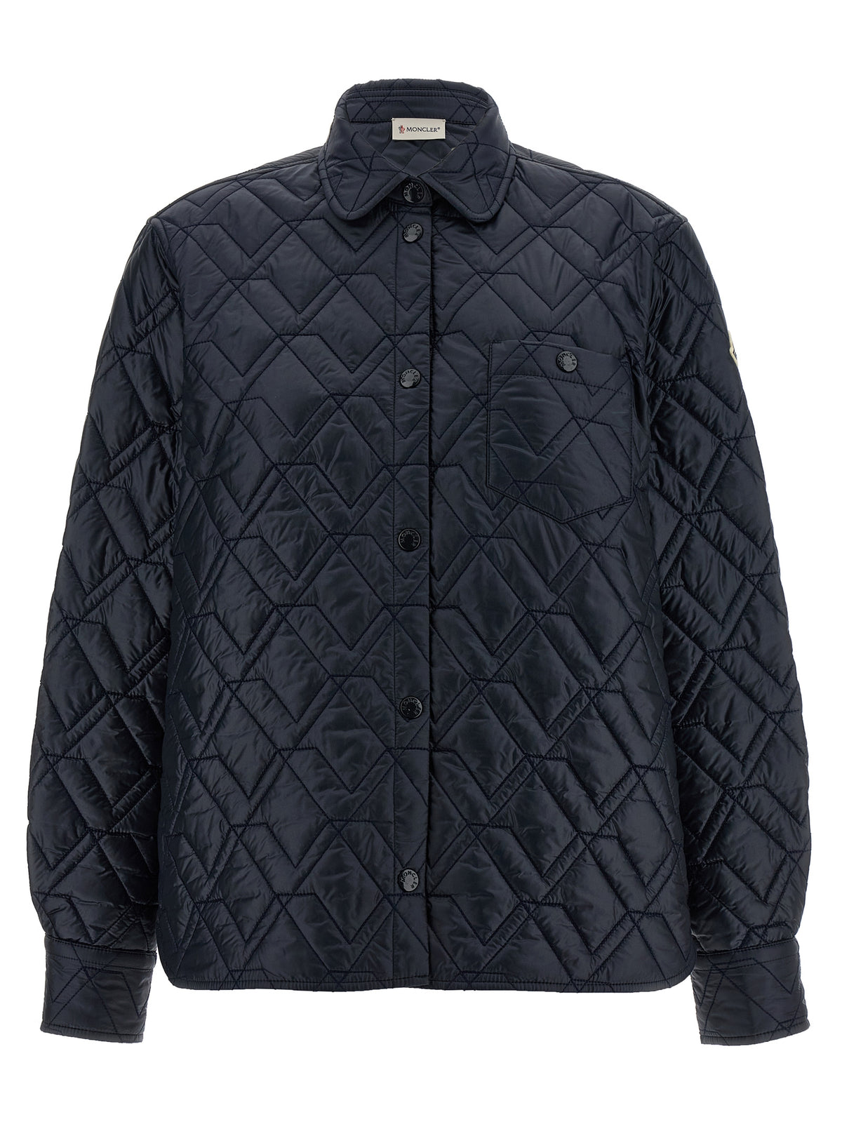 Moncler Blue Polyamide Shell Jacket