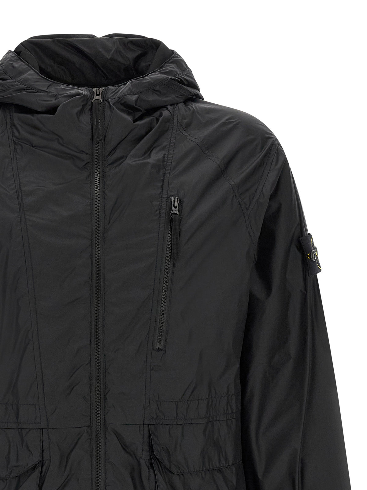 Stone Island Blue Polyamide Shell Jacket