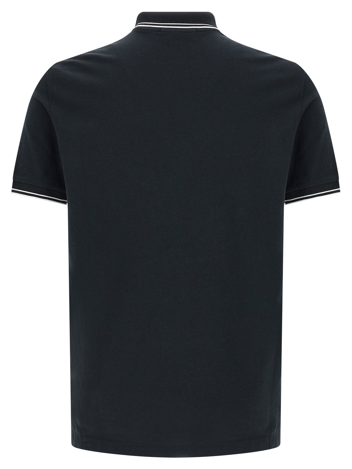 Stone Island Blue Cotton Polo Shirt