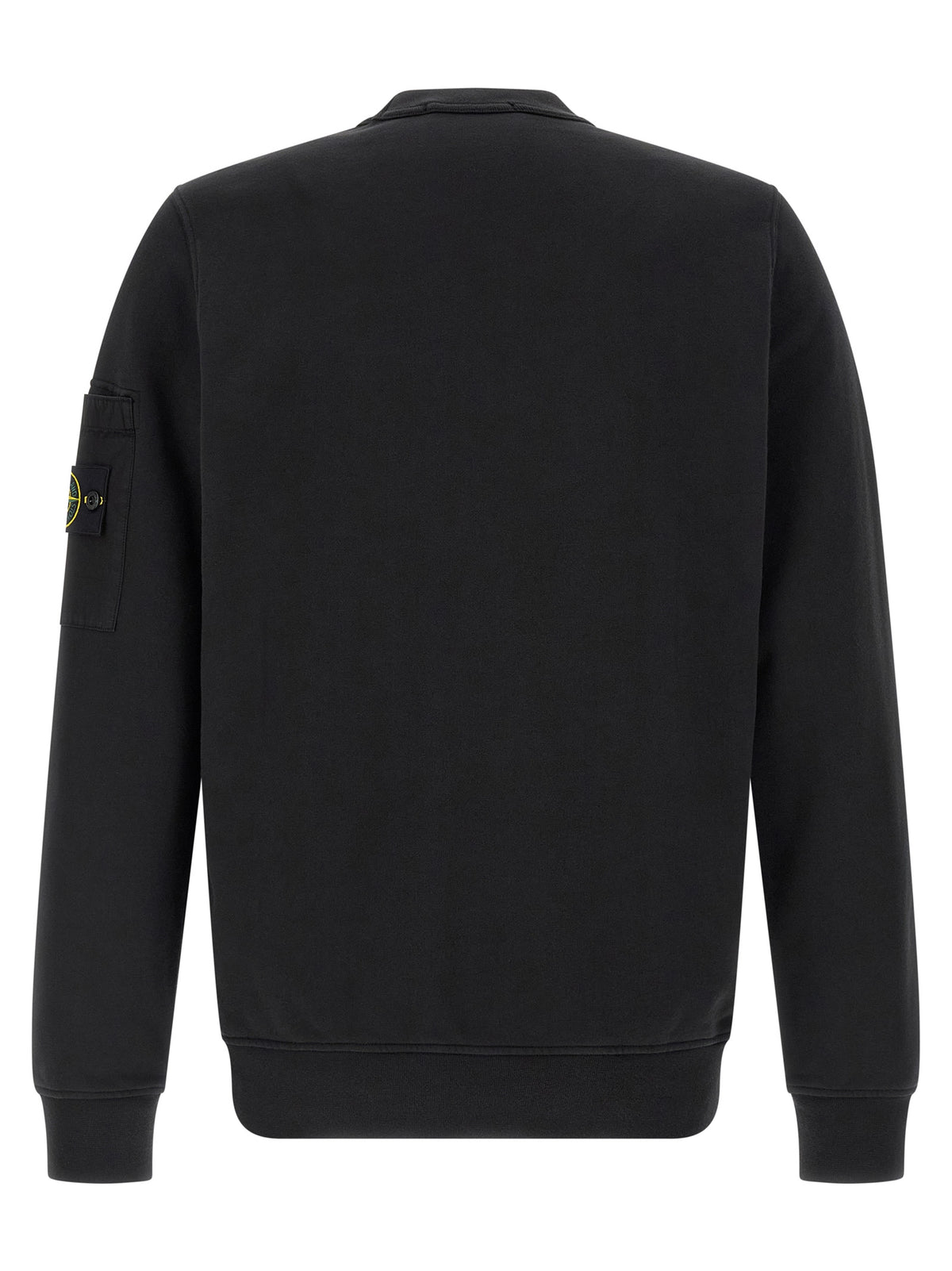 Stone Island Black Cotton Sweatshirt