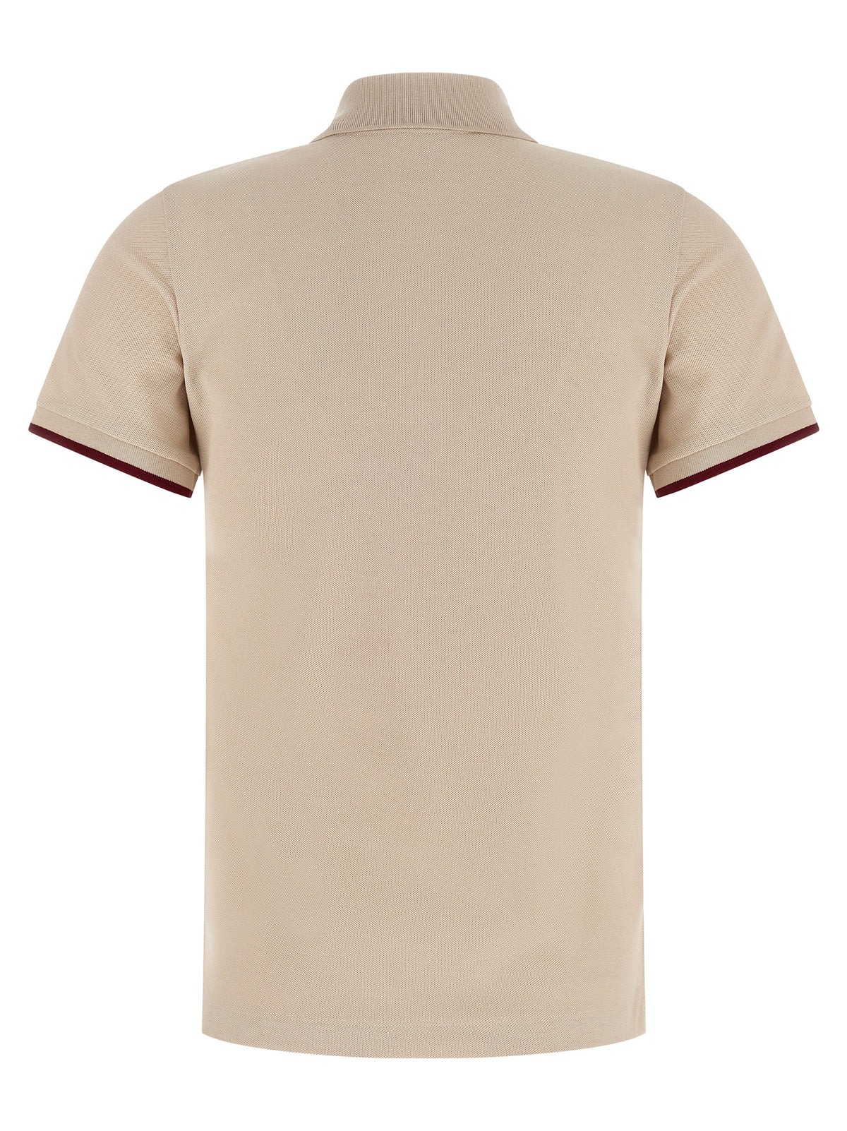 Moncler Beige Cotton Polo Shirt