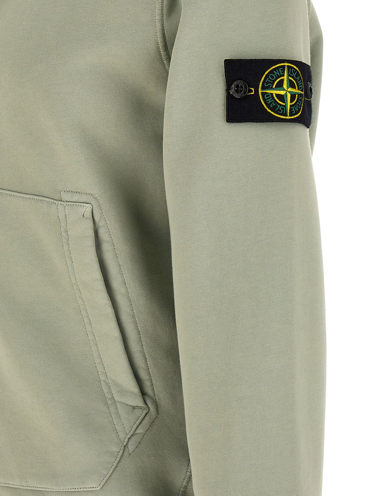 Stone Island Bicolor Cotton Sweatshirt