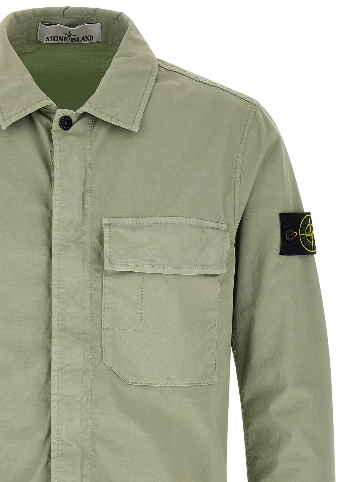 Stone Island Bicolor Cotton Blouse
