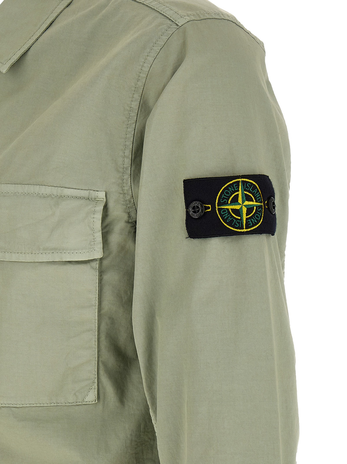 Stone Island Bicolor Cotton Blouse