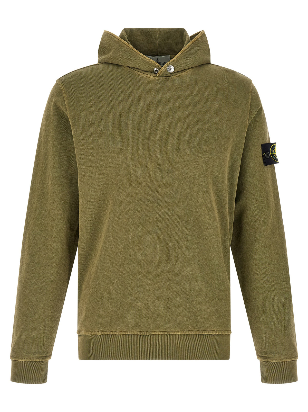 Stone Island Bicolor Cotton Sweatshirt