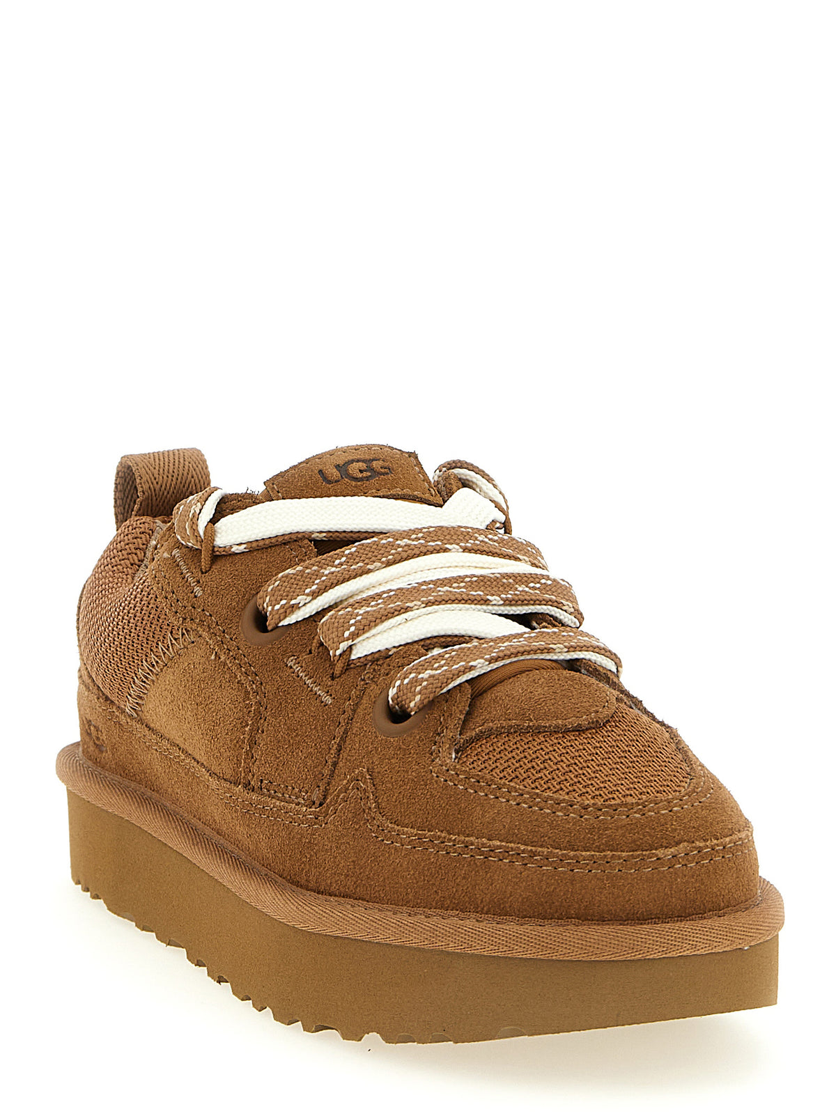 UGG Brown Leather Sneakers