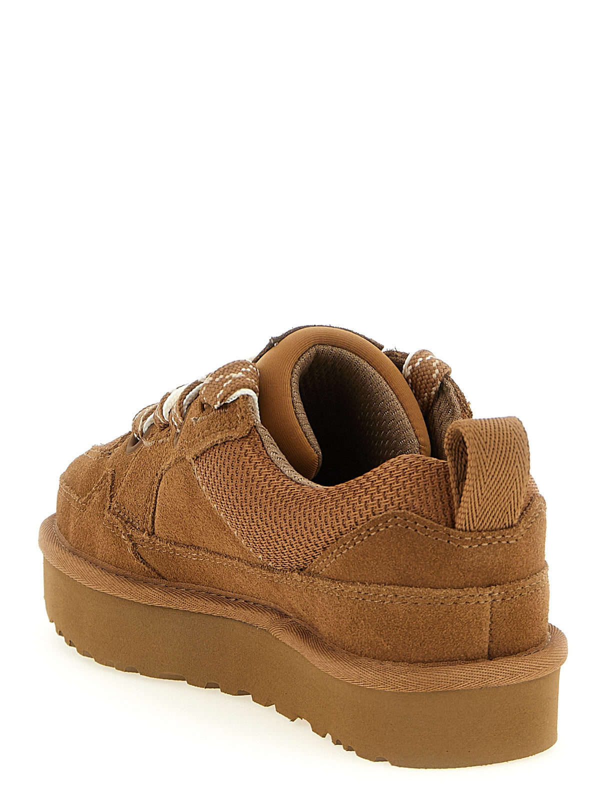 UGG Brown Leather Sneakers